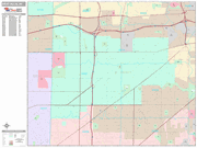West Allis  Wall Map Premium Style